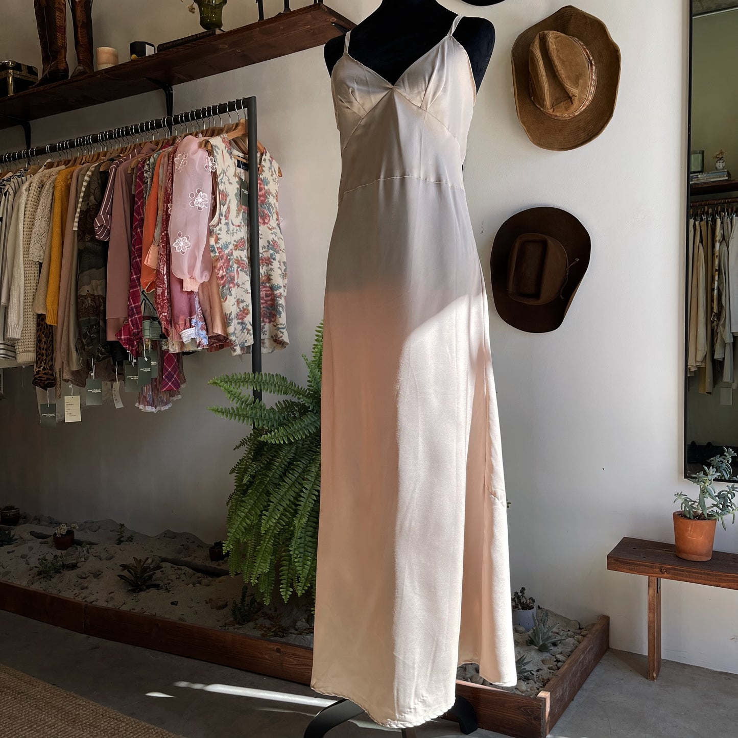 Vintage Silk Slip Dress