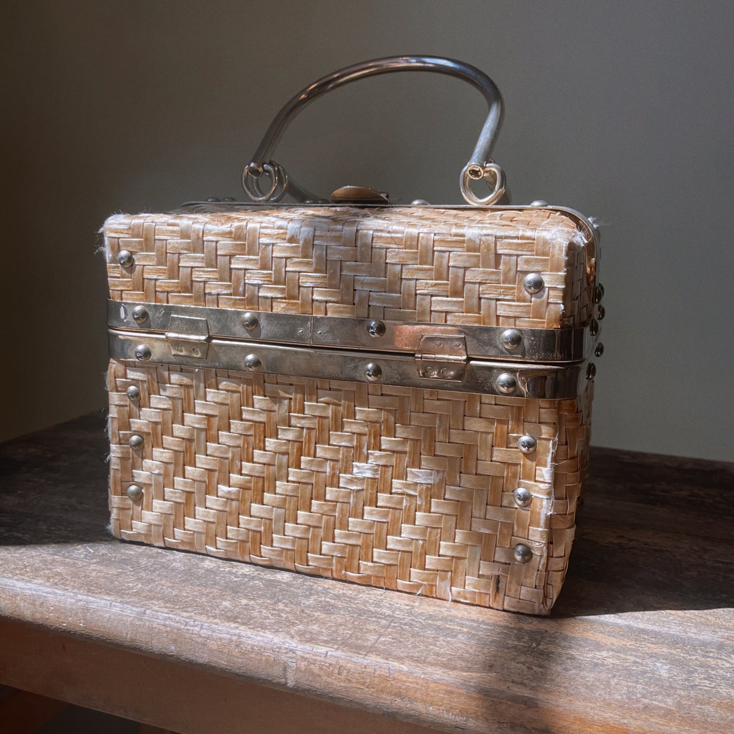 Vintage 60’s Train Trunk Purse