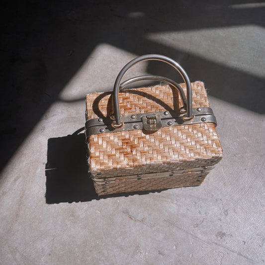 Vintage 60’s Train Trunk Purse