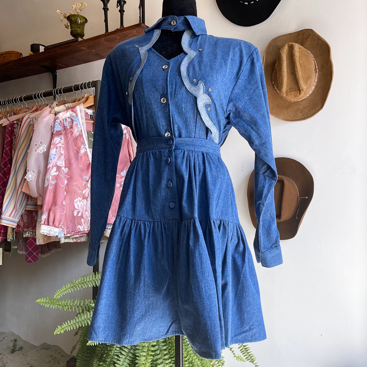 80’s Vintage Western Rodeo Skirt Set