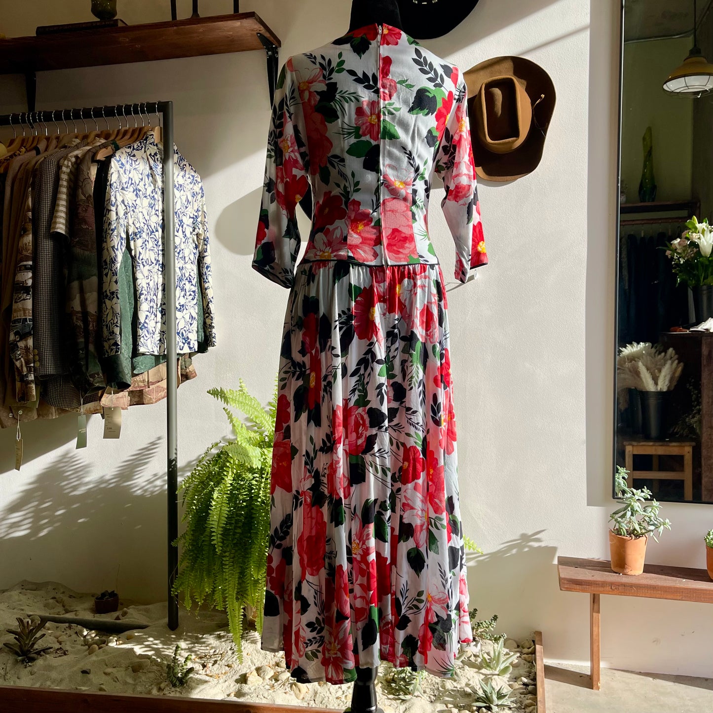 Vintage 80’s Debora Kuchme Floral Dress