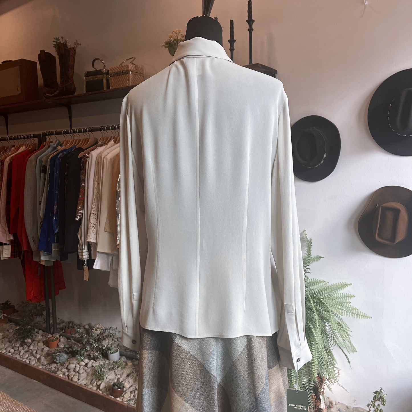Vintage Silk Celine Blouse