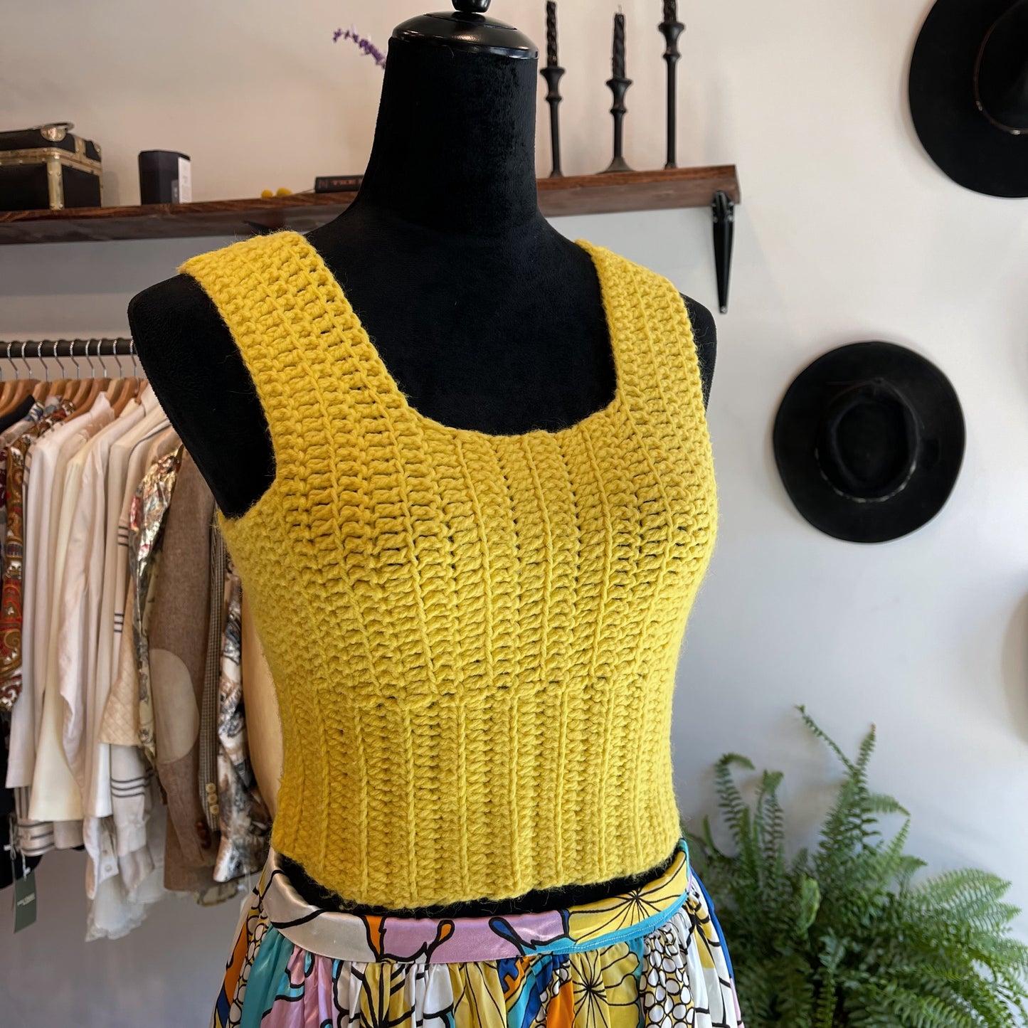 Vintage 70’s Knit Crop Top