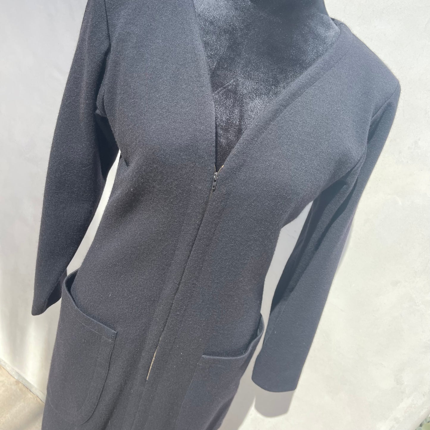 Vintage 70’s Yves Saint Laurent Long Sleeve Black Dress - Your Vintage Neighbor