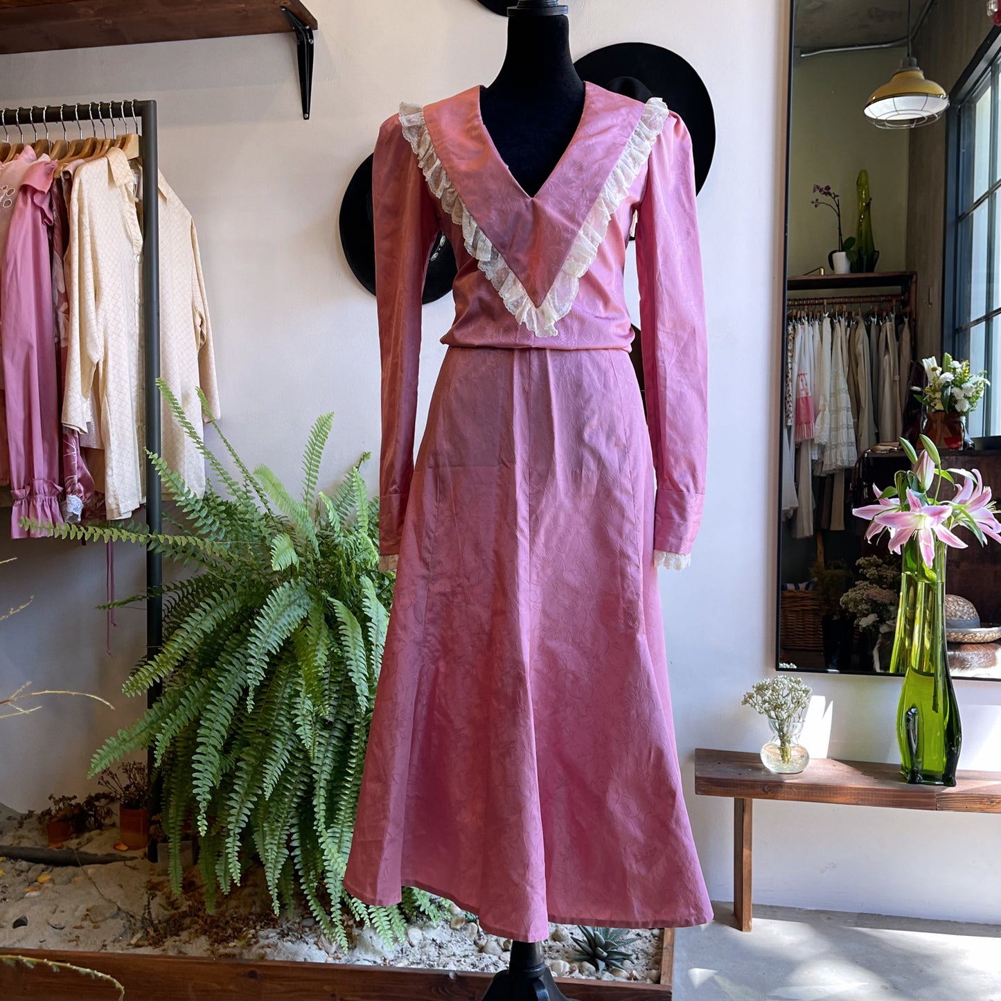 Vintage Handmade Prairie Skirt Set