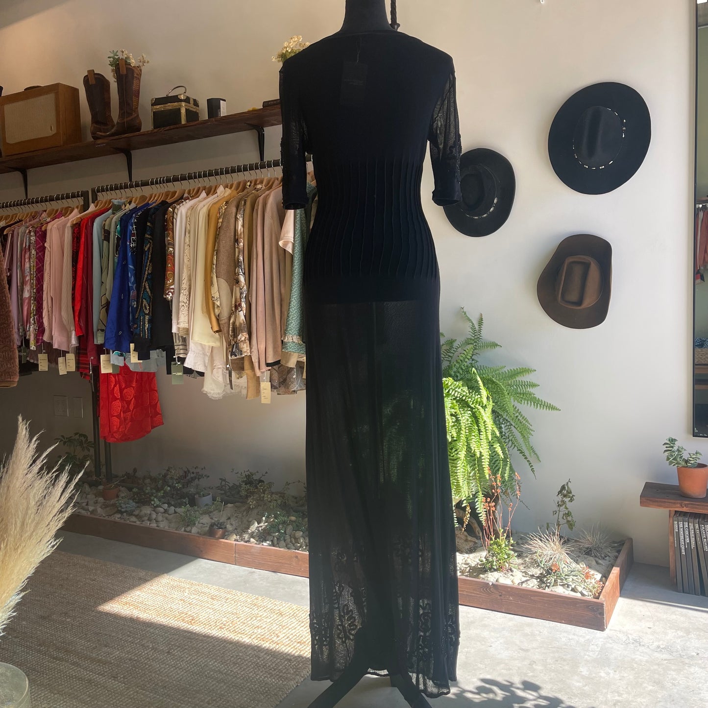 Vintage 90’s Mesh Beaded Vivienne Tam Dress