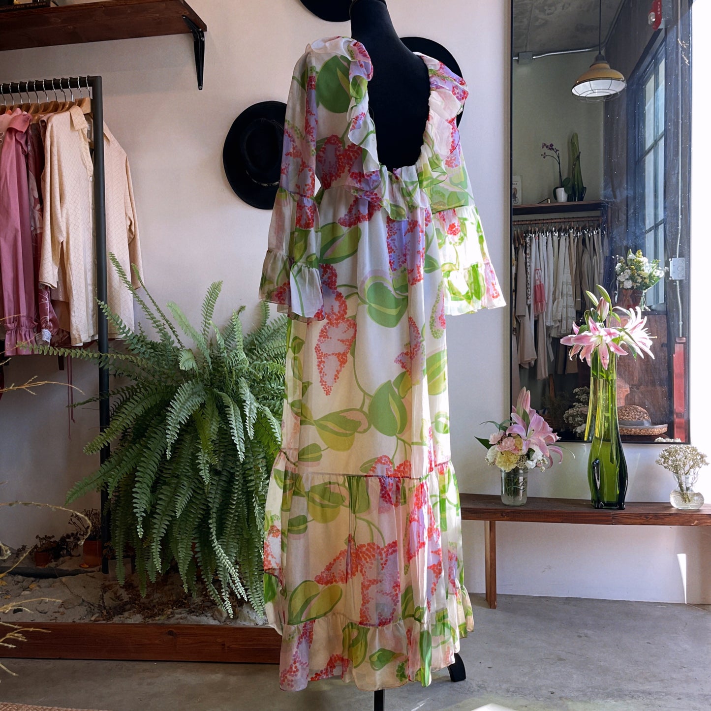 60’s Vintage Garden Party Dress
