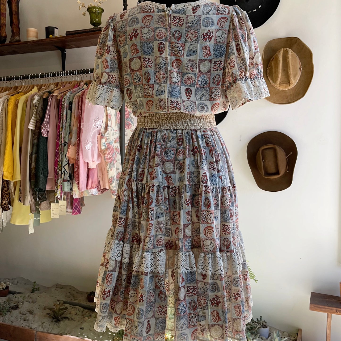 Vintage Rockmount Coastal Cowgirl Dress 70’s
