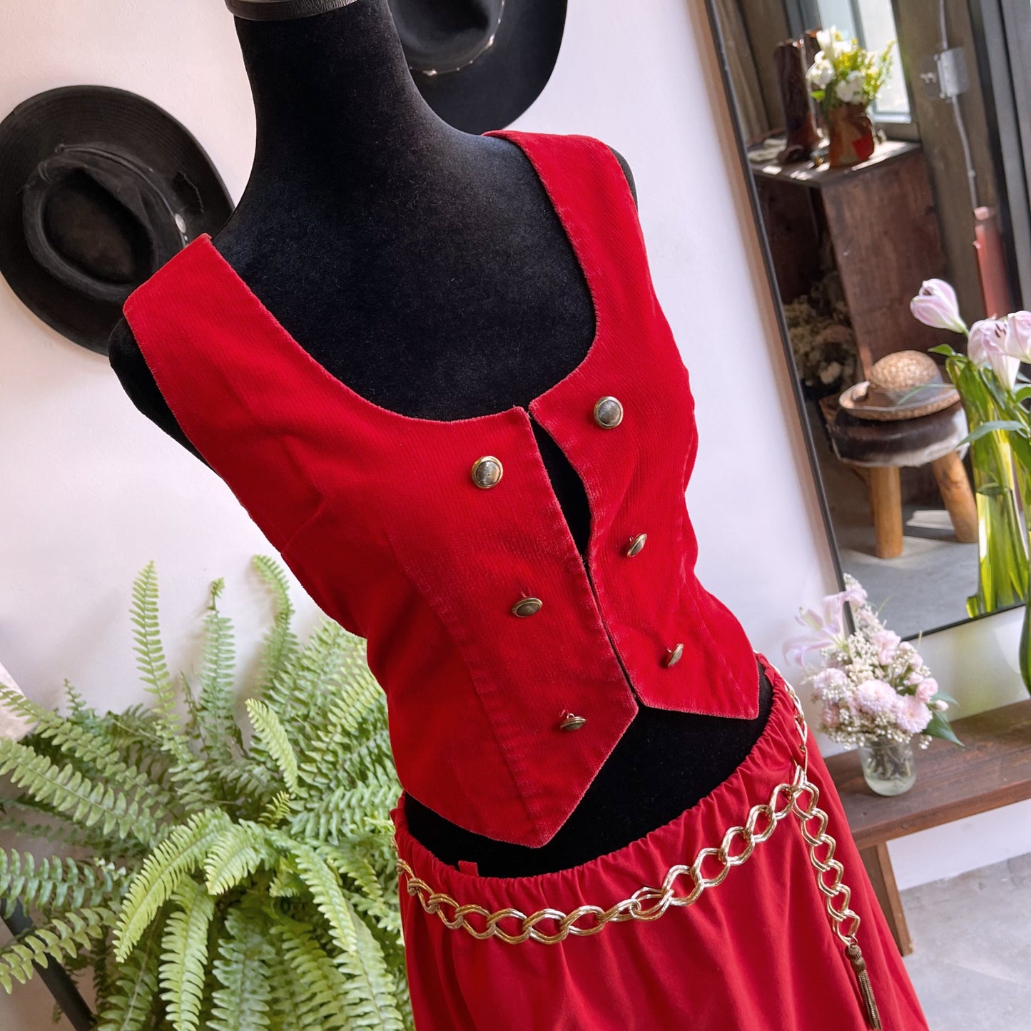 Vintage 80’s Handmade Vest Top