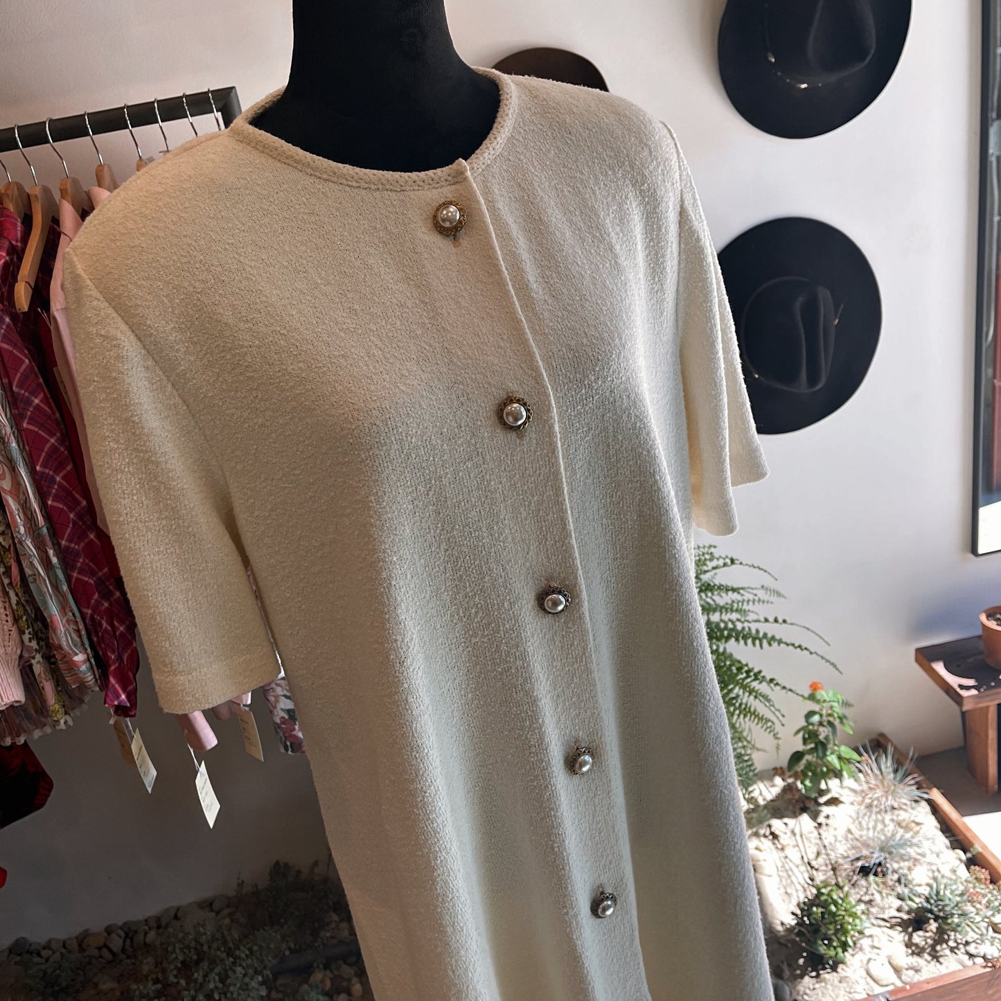 Vintage 80’s Castleberry Short Sleeve Shift Dress - Your Vintage Neighbor