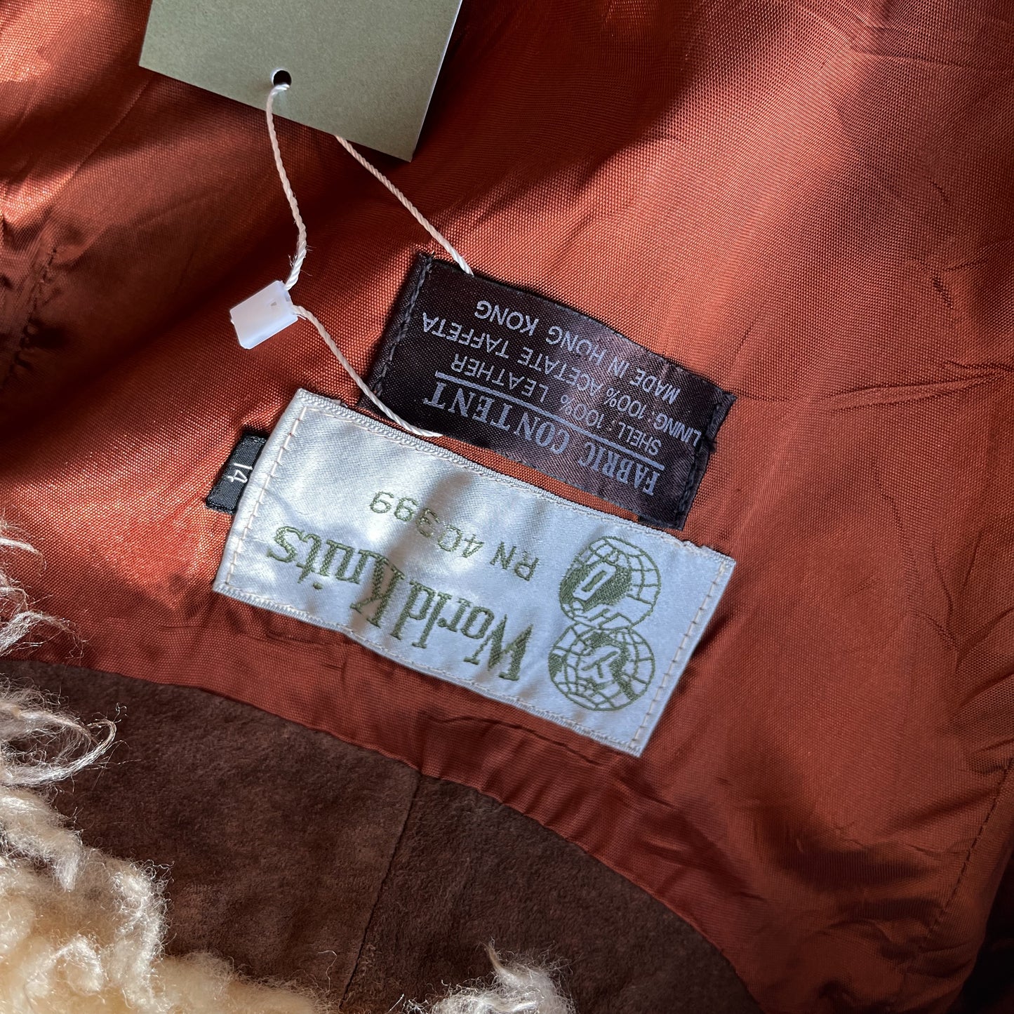 Vintage Penny Lane Suede Vest by World Knits 70’s