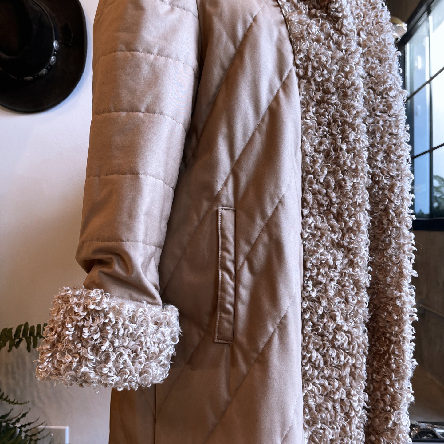 1960s Vintage Tissavel France Quilted Jacket