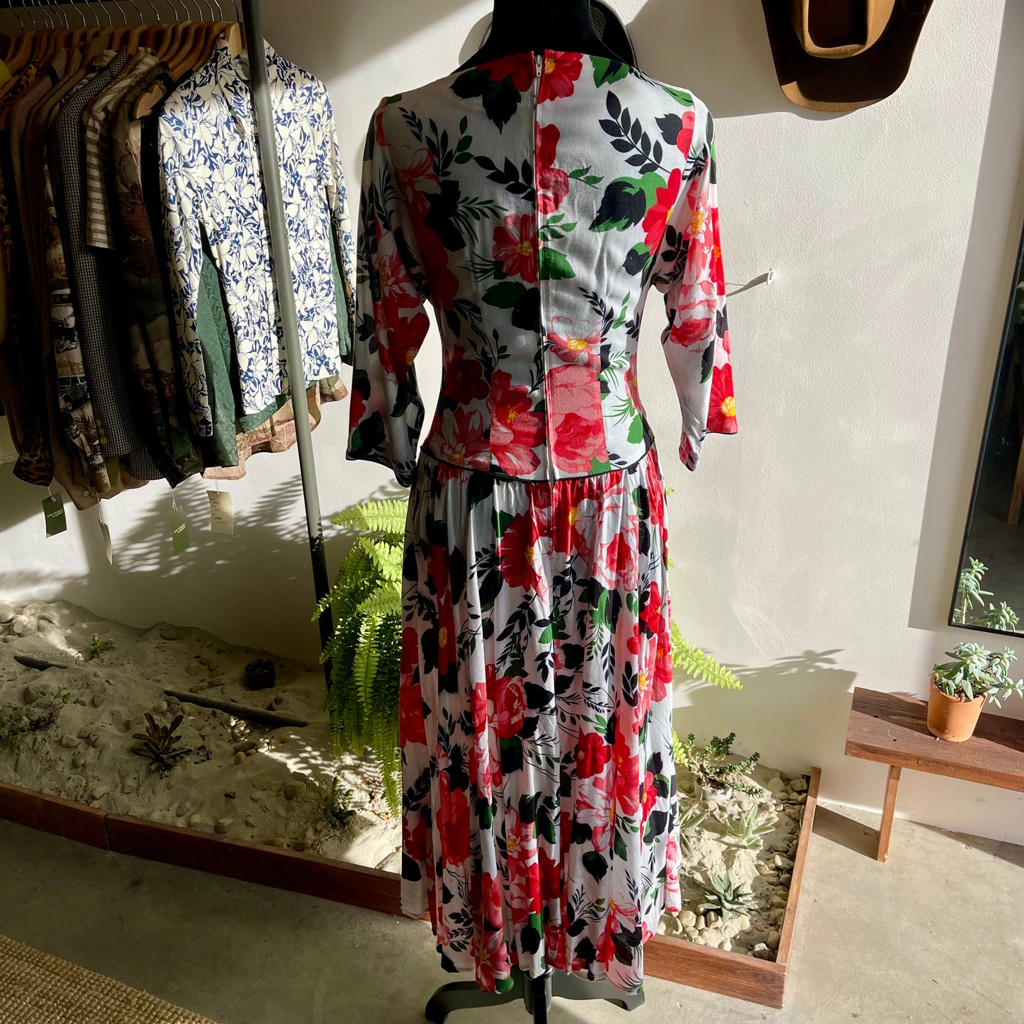 Vintage 80’s Debora Kuchme Floral Dress