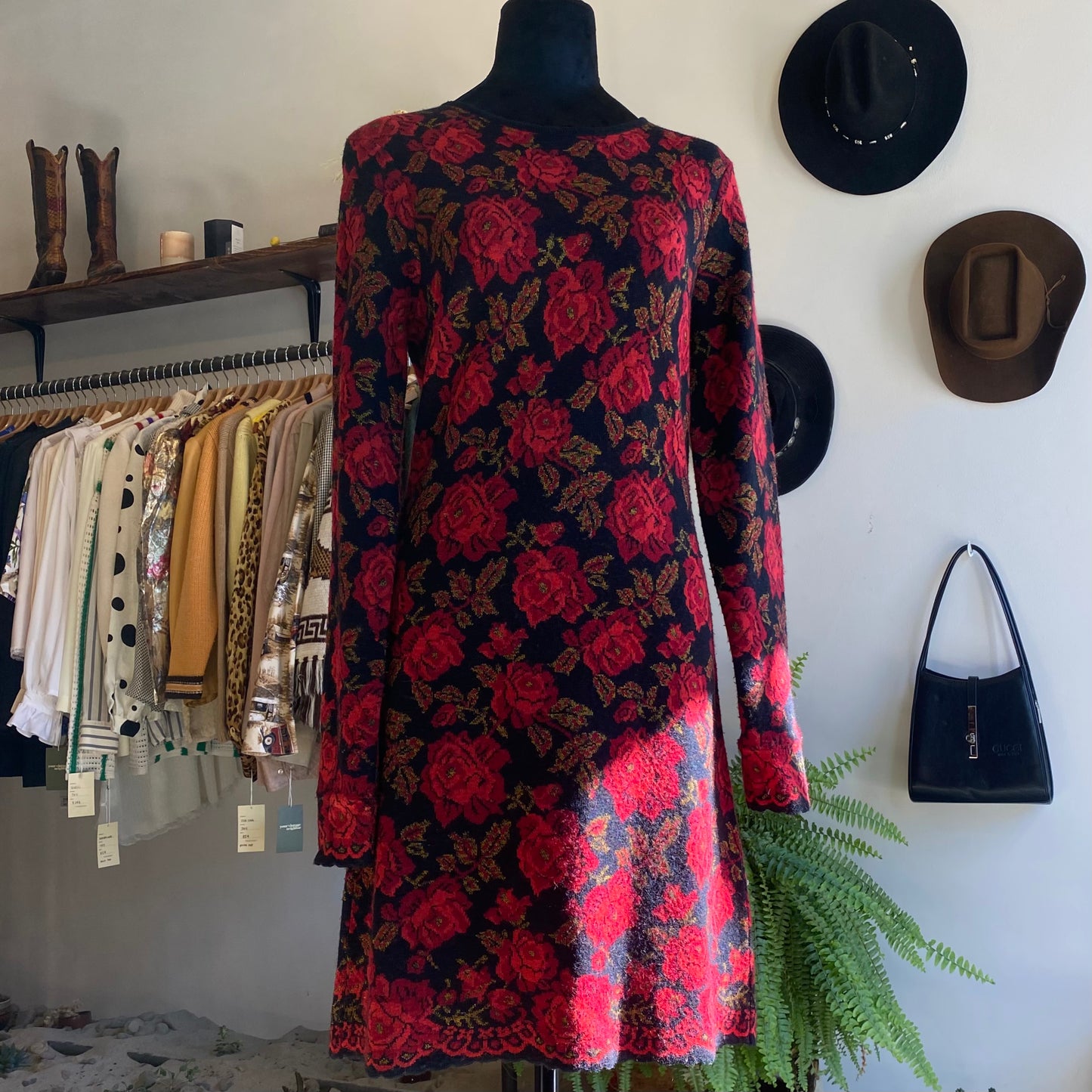 Vintage KENZO Knit Dress 80’s