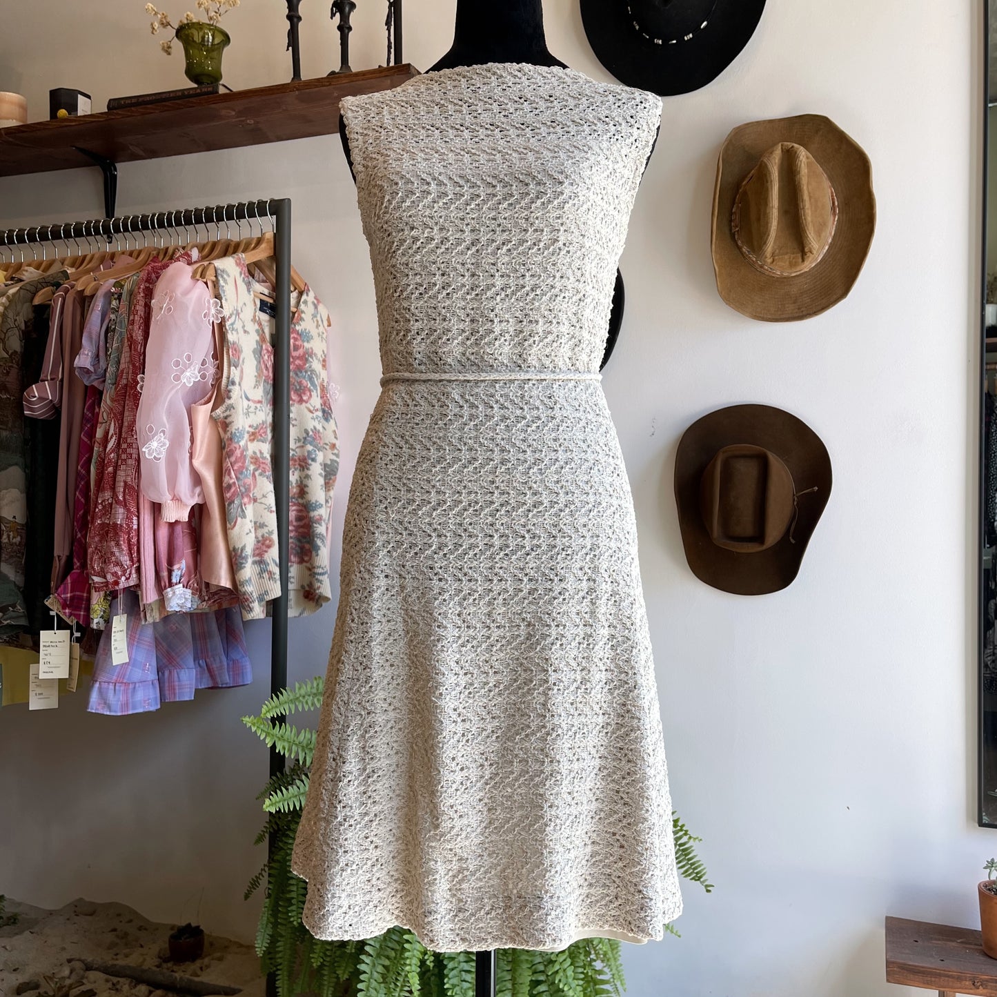 60’s Vintage Crochet Dress