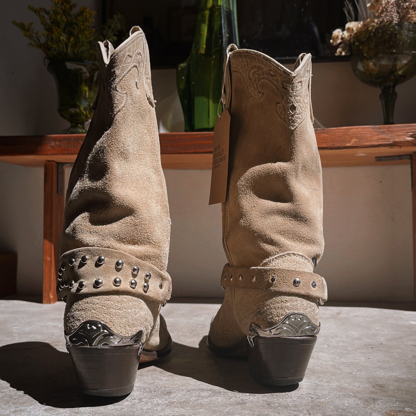 Vintage Miss Capezio Suede Western Boot