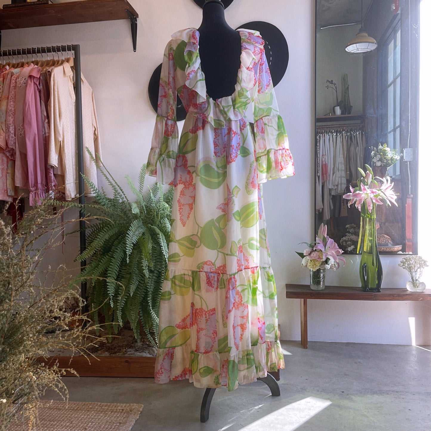 60’s Vintage Garden Party Dress