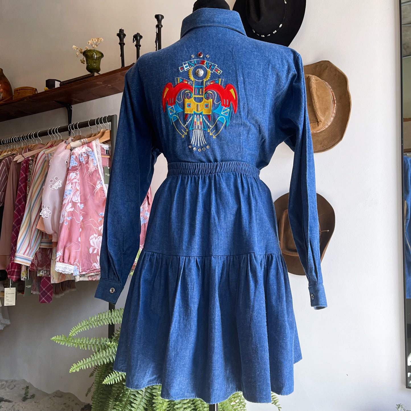 80’s Vintage Western Rodeo Skirt Set