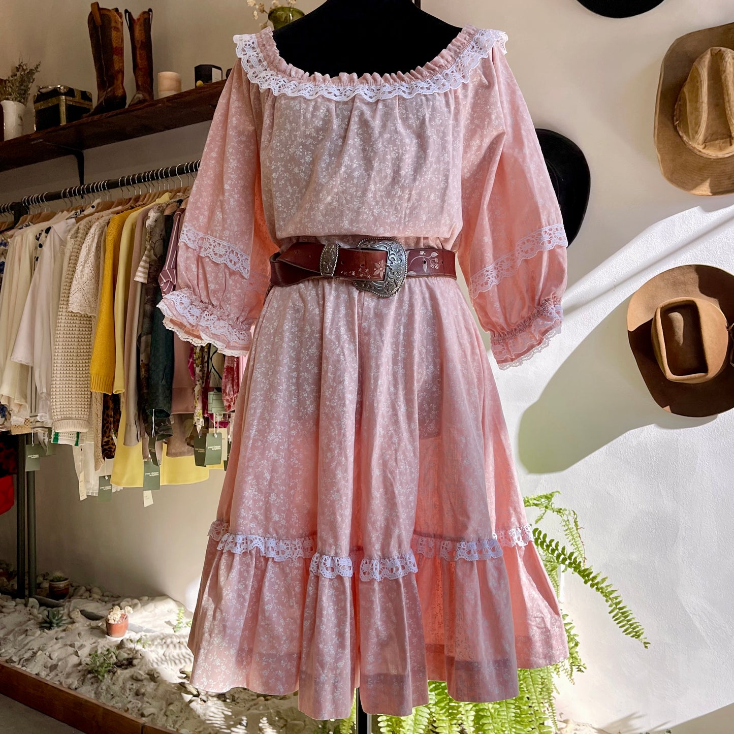 Vintage 70’s Rockmount Western Skirt Set