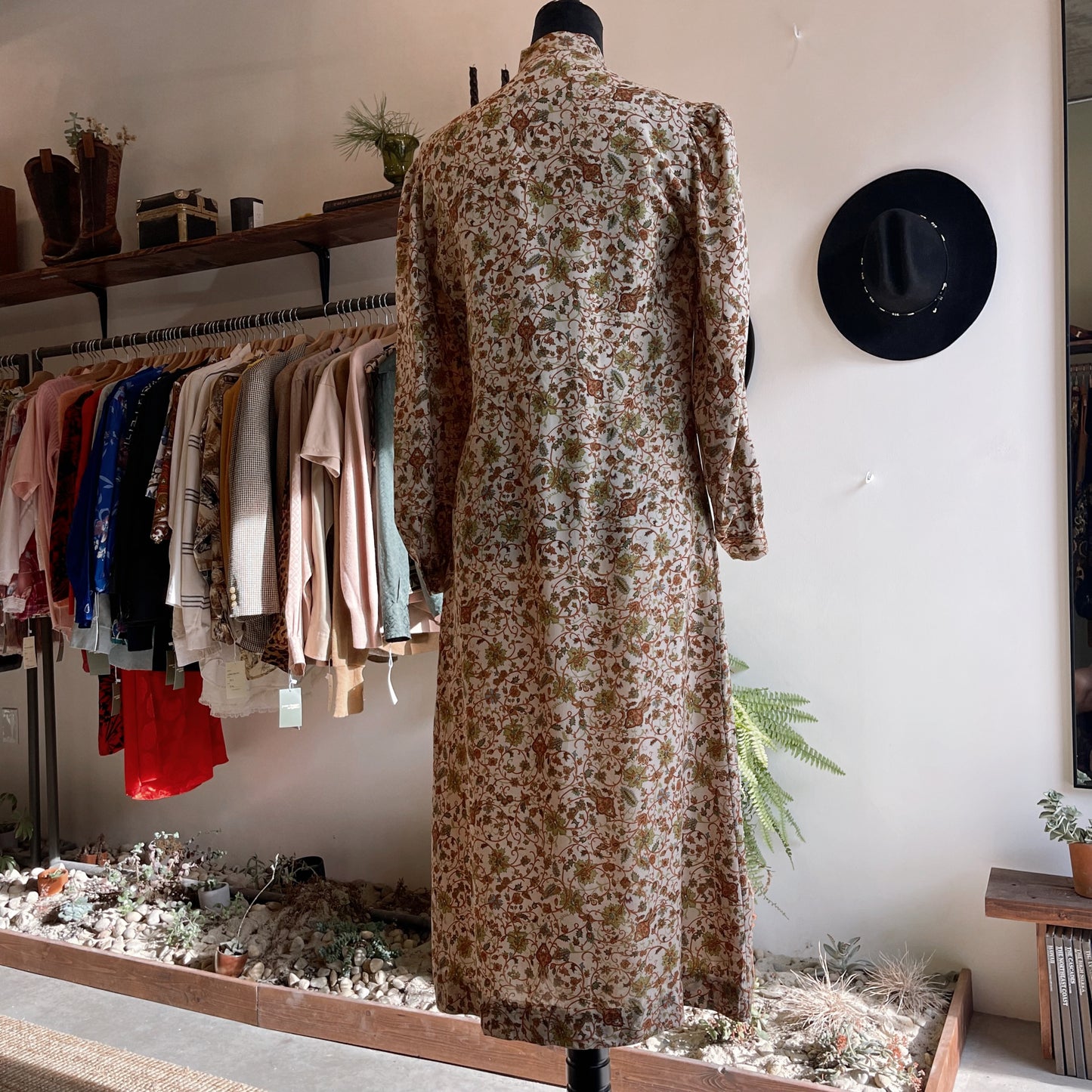 Vintage 60’s Lanvin Floral Silk Dress
