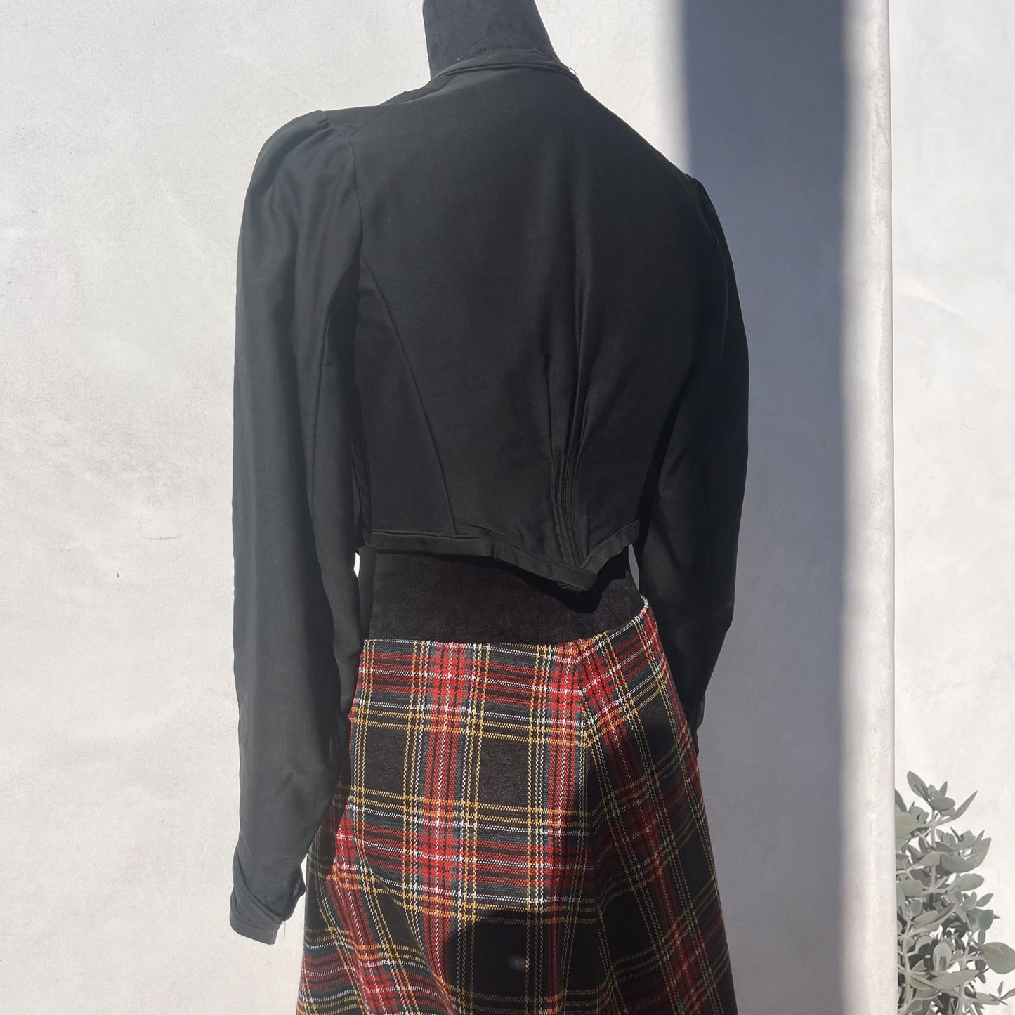 Antique Long Top Jacket Black