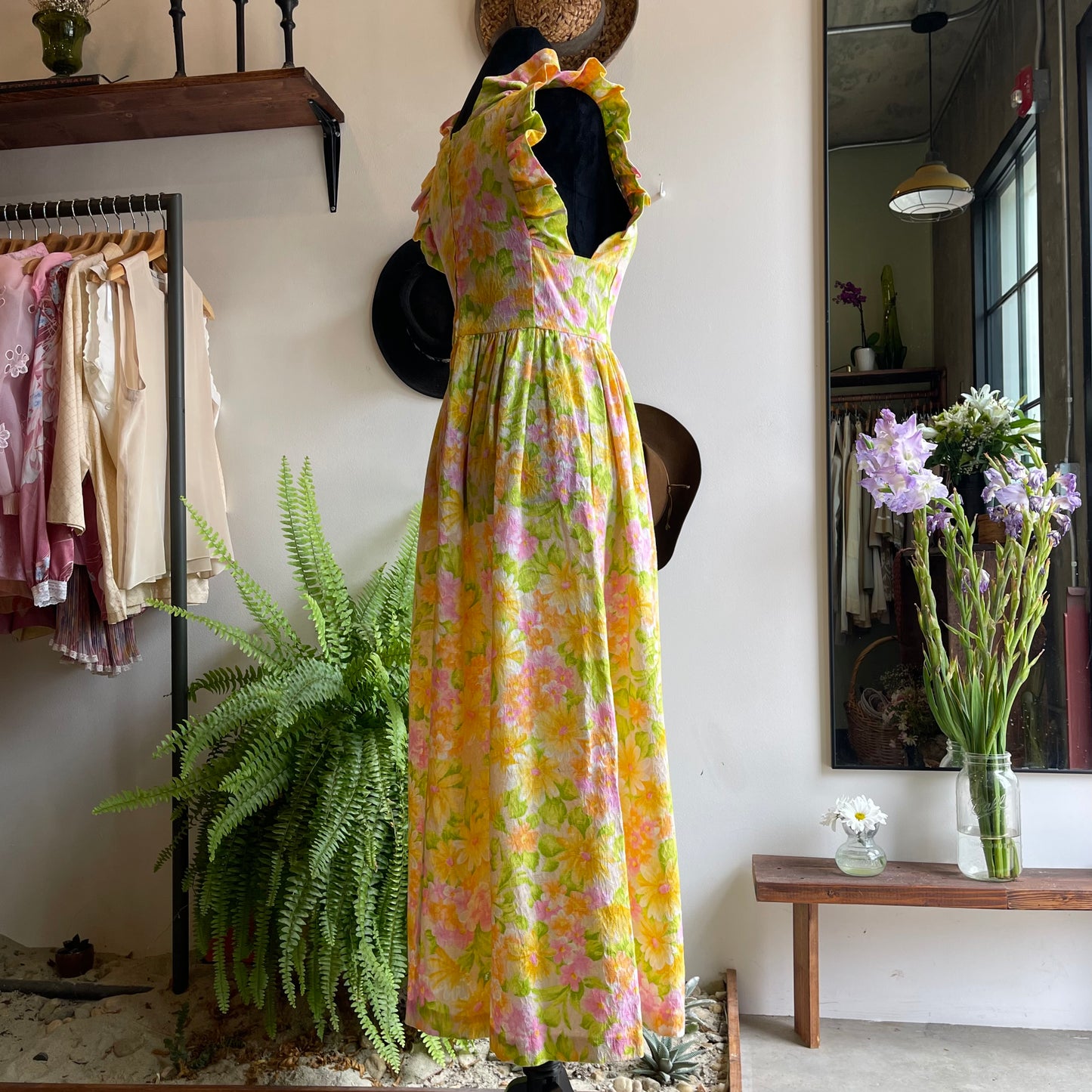 60’s Vintage Handmade Floral Dress