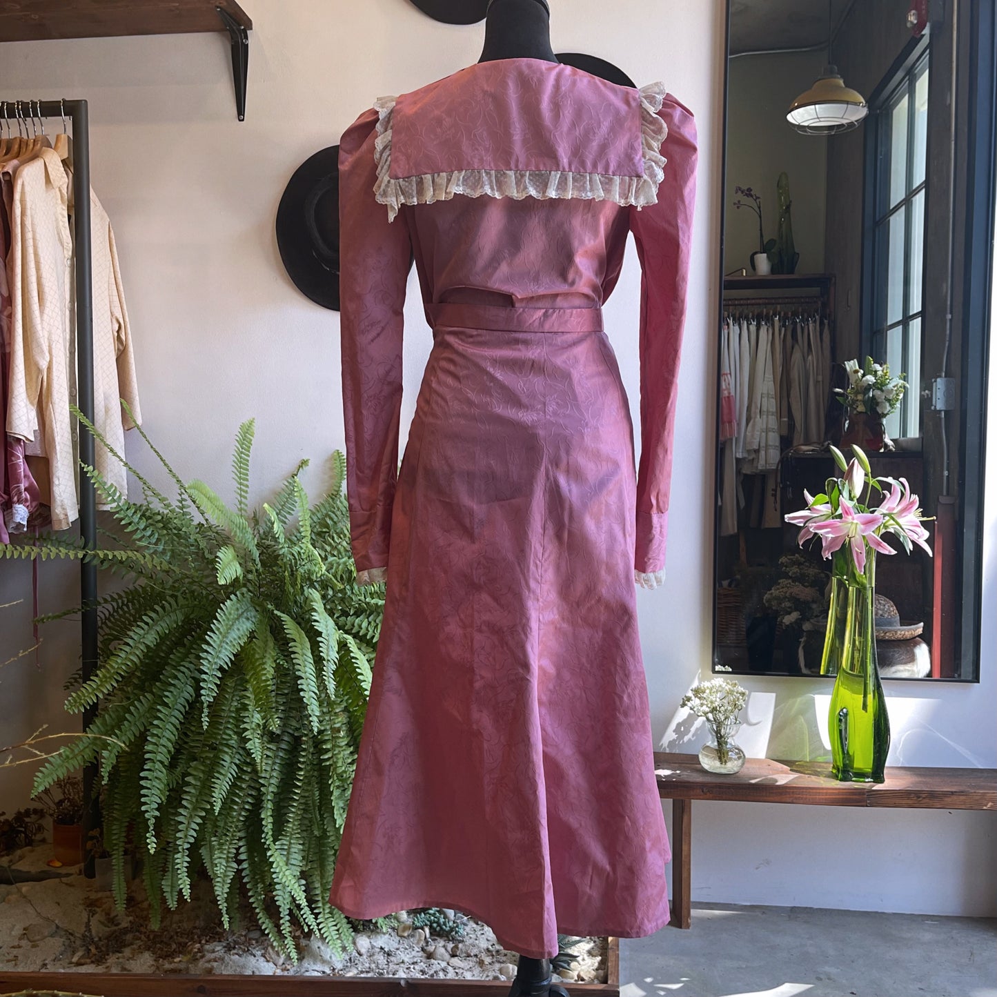 Vintage Handmade Prairie Skirt Set