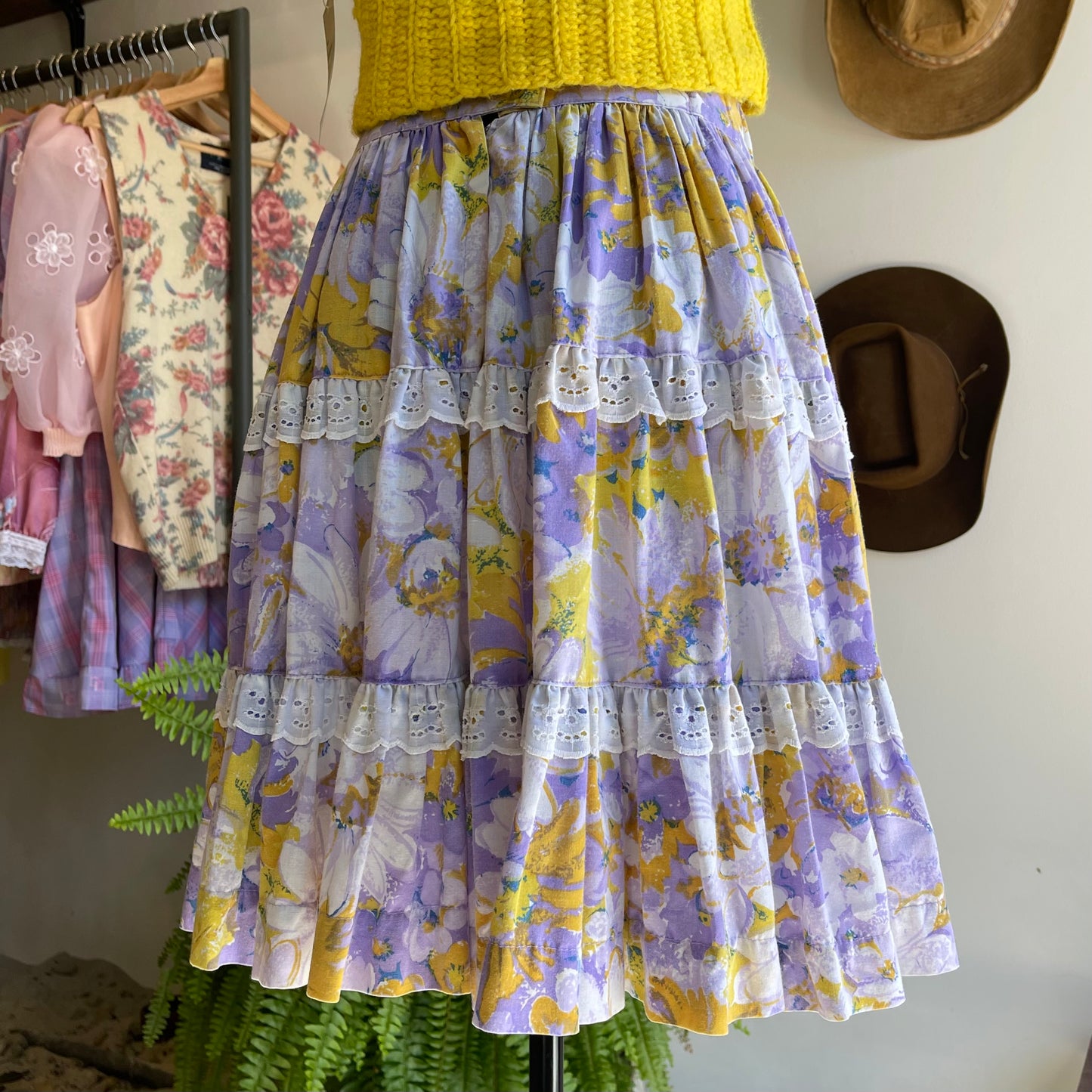 70’s Vintage Rockmount Prairie Skirt