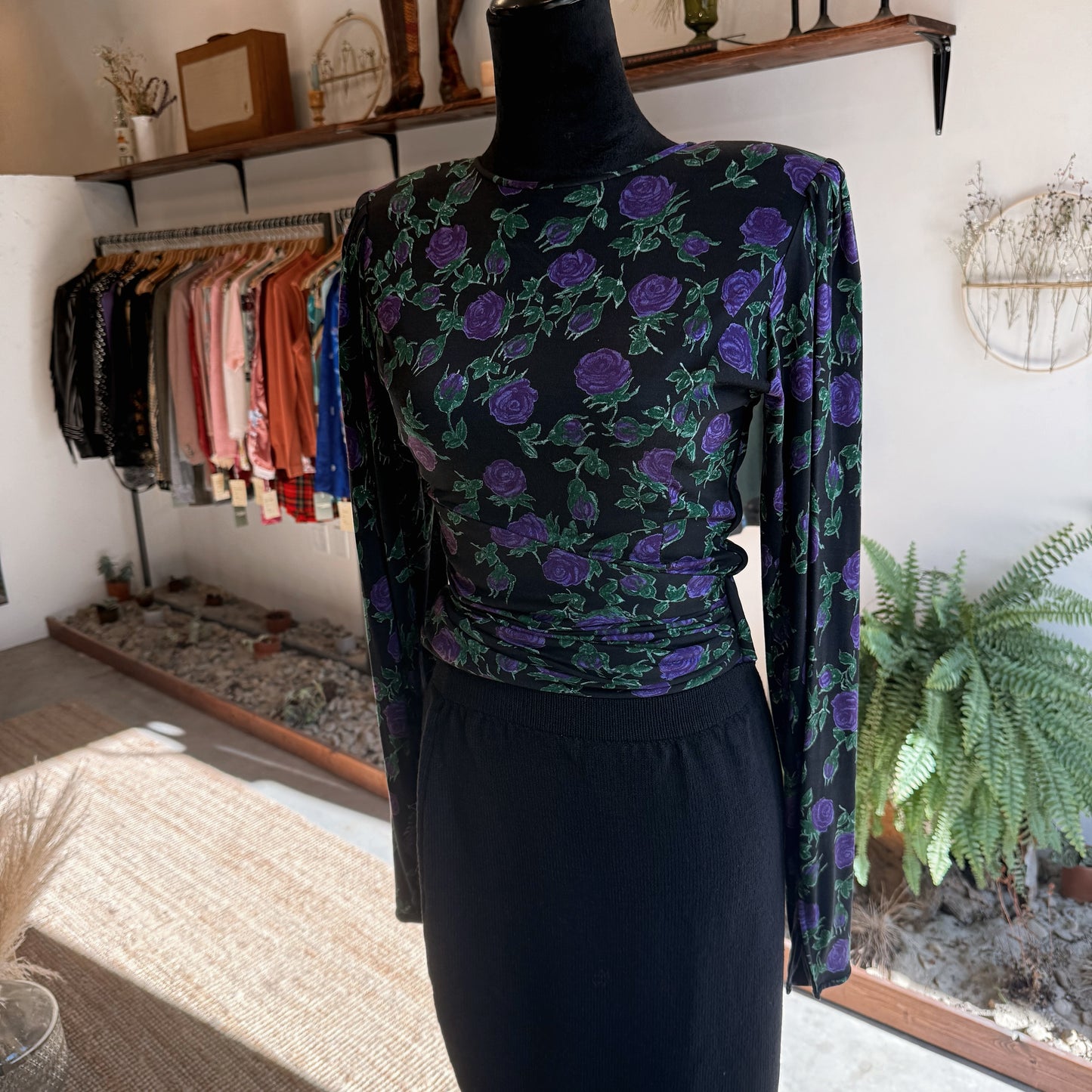 Vintage Emanuel Ungaro Floral Blouse 80’s
