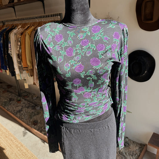 Vintage Emanuel Ungaro Floral Blouse 80’s