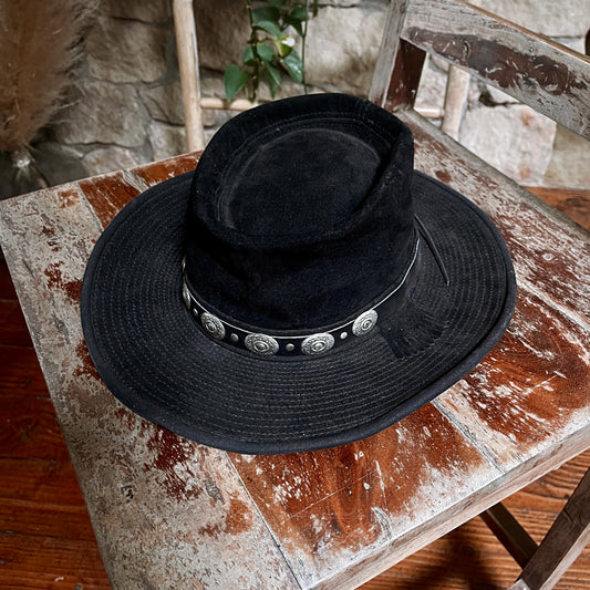 Vintage Cowboy Western Leather Hat - SHOP EZRA