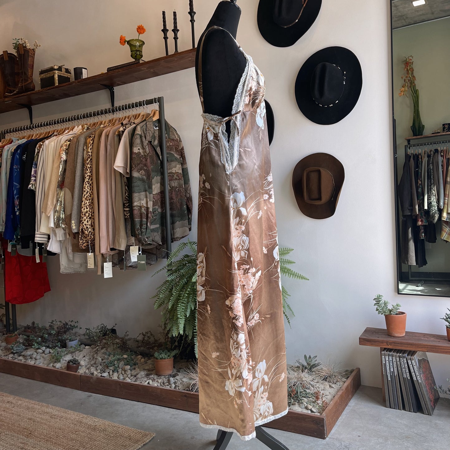 Vintage Christian Dior Set Slip Dress Kimono 80’s