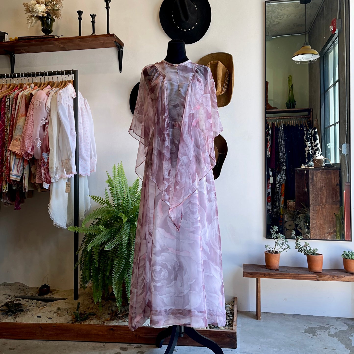 70’s Vintage Vicky Butterfly Dress