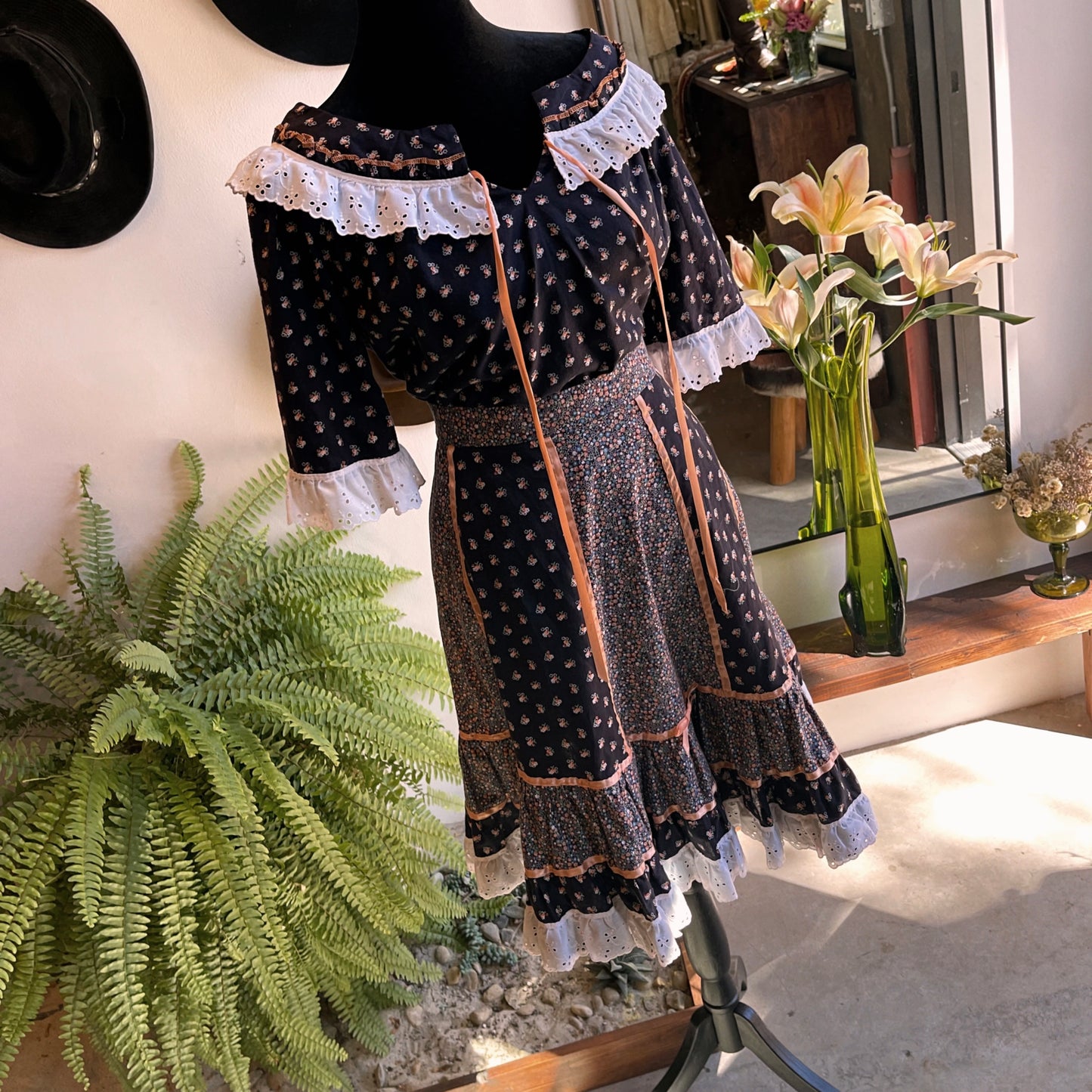 70’s Vintage Krist Gudnason Skirt Set