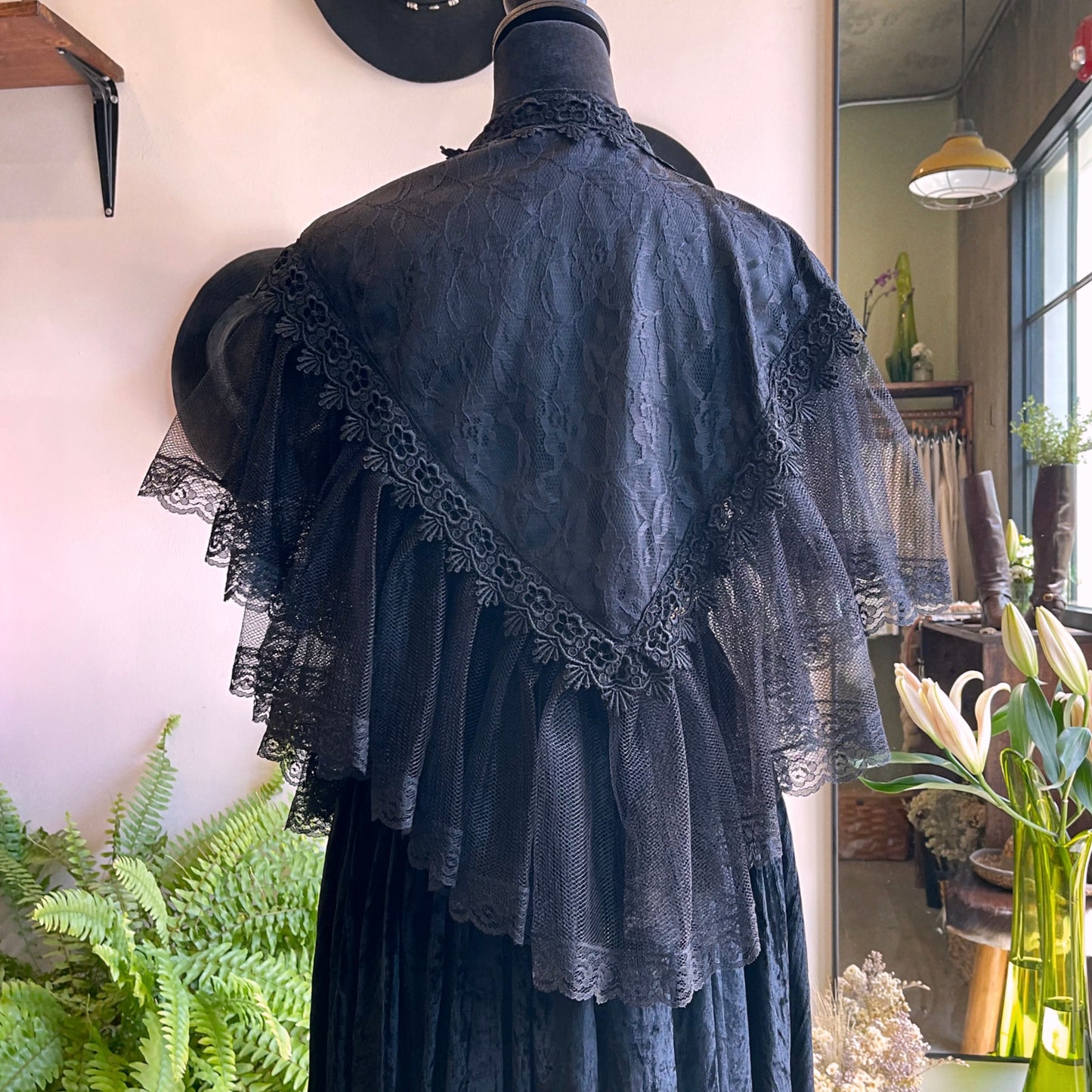 Vintage Hopeless Romantic Lace Cape