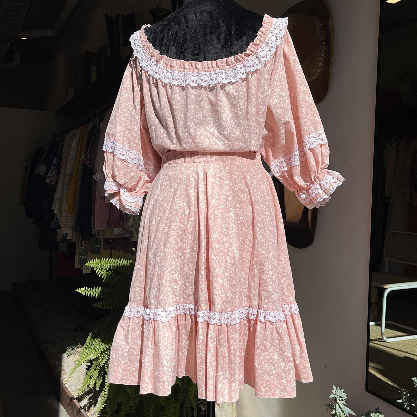 Vintage 70’s Rockmount Western Skirt Set