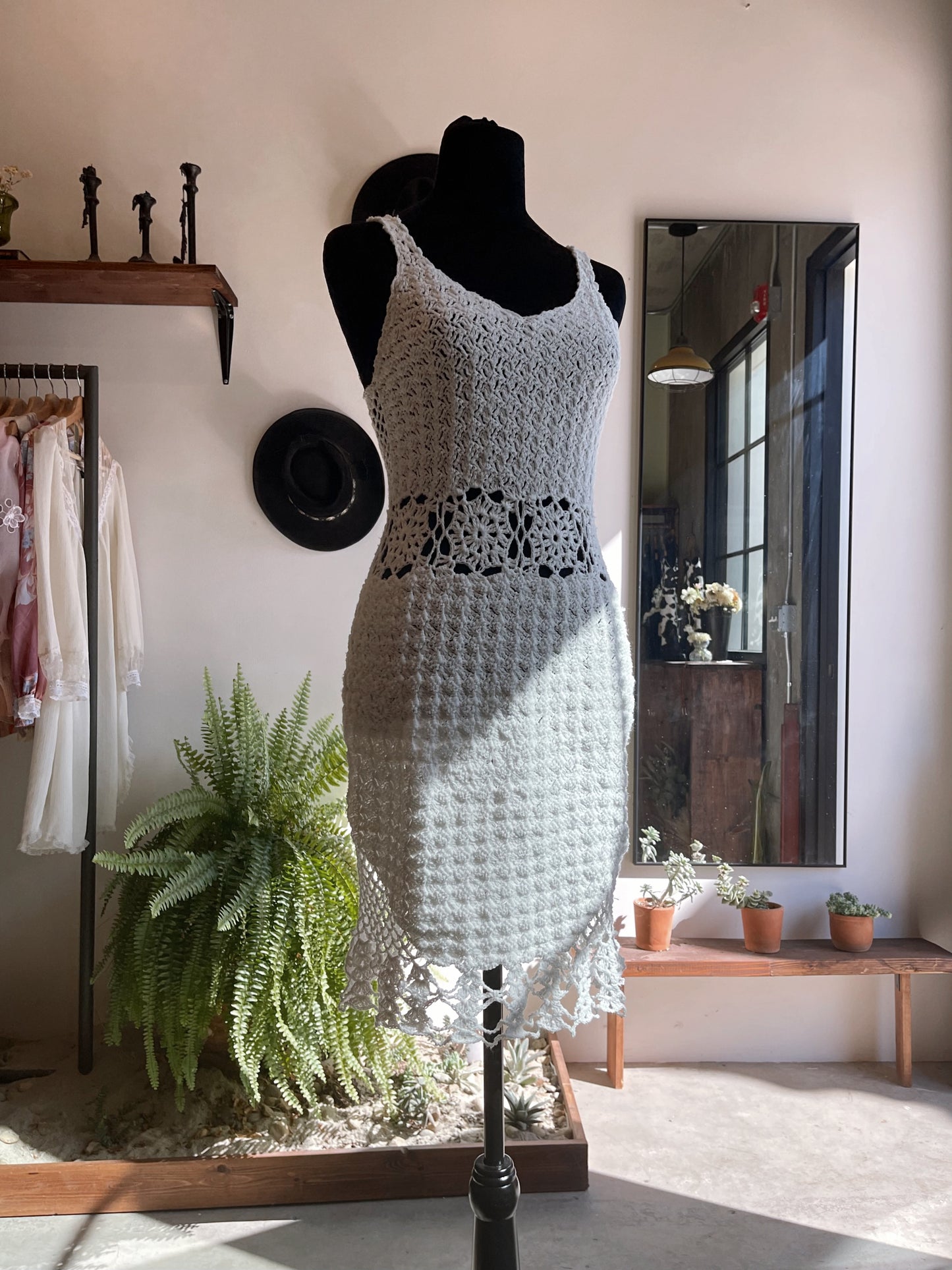 90’s Vintage Crochet Knit Dress