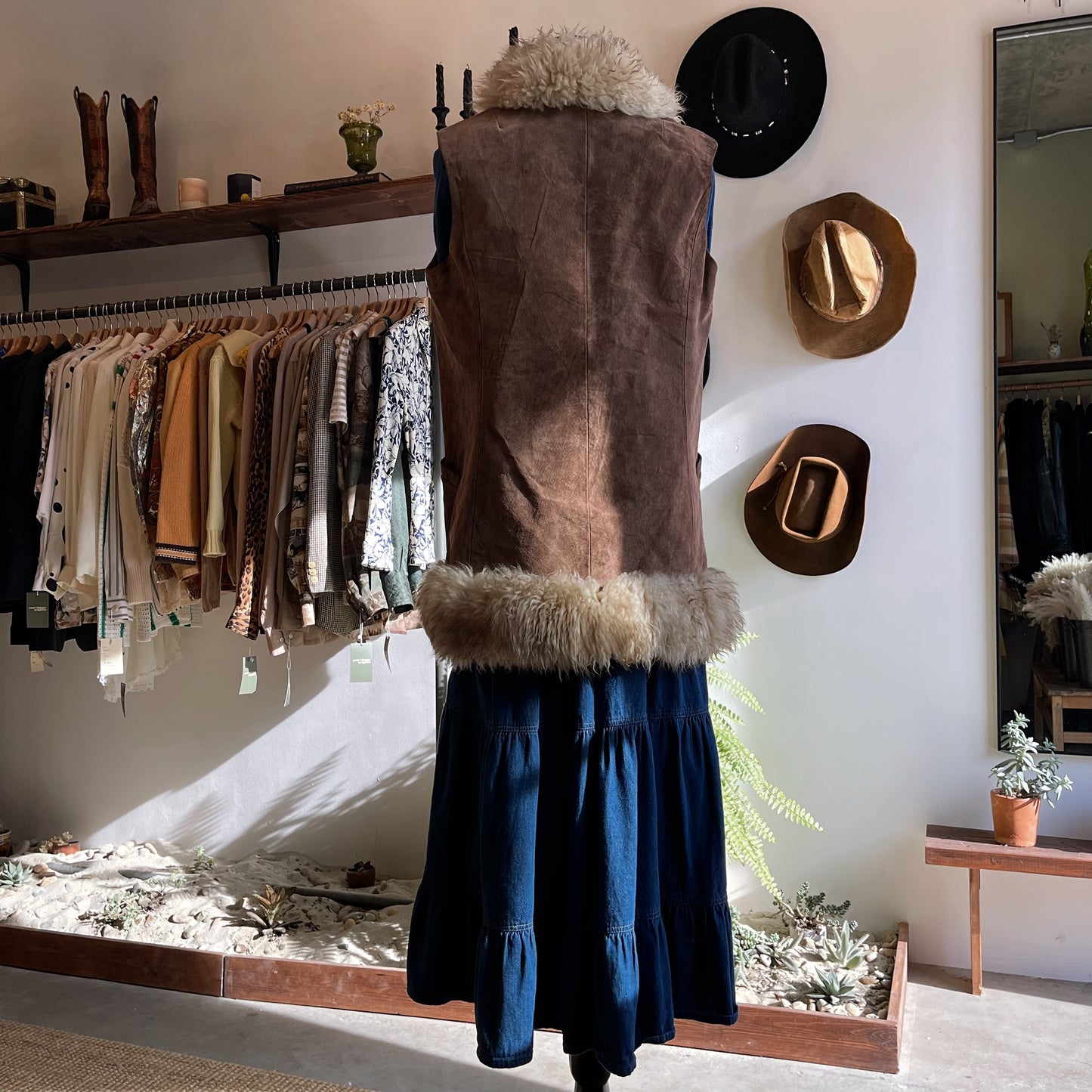 Vintage Penny Lane Suede Vest by World Knits 70’s