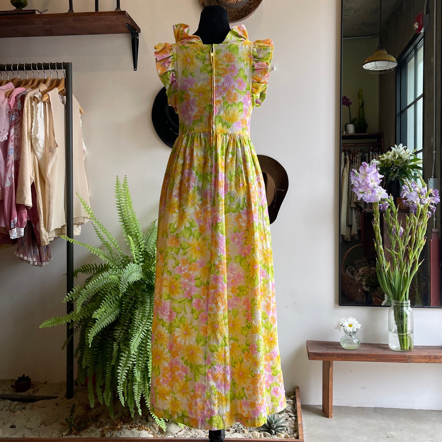 60’s Vintage Handmade Floral Dress