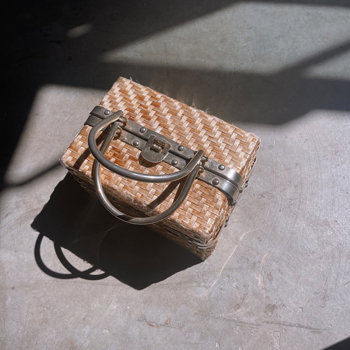 Vintage 60’s Train Trunk Purse
