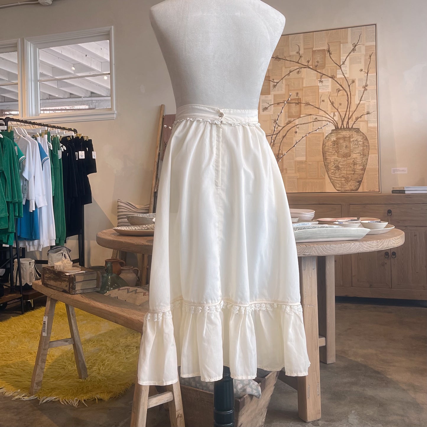 Vintage Frontier Prairie Cotton Skirt