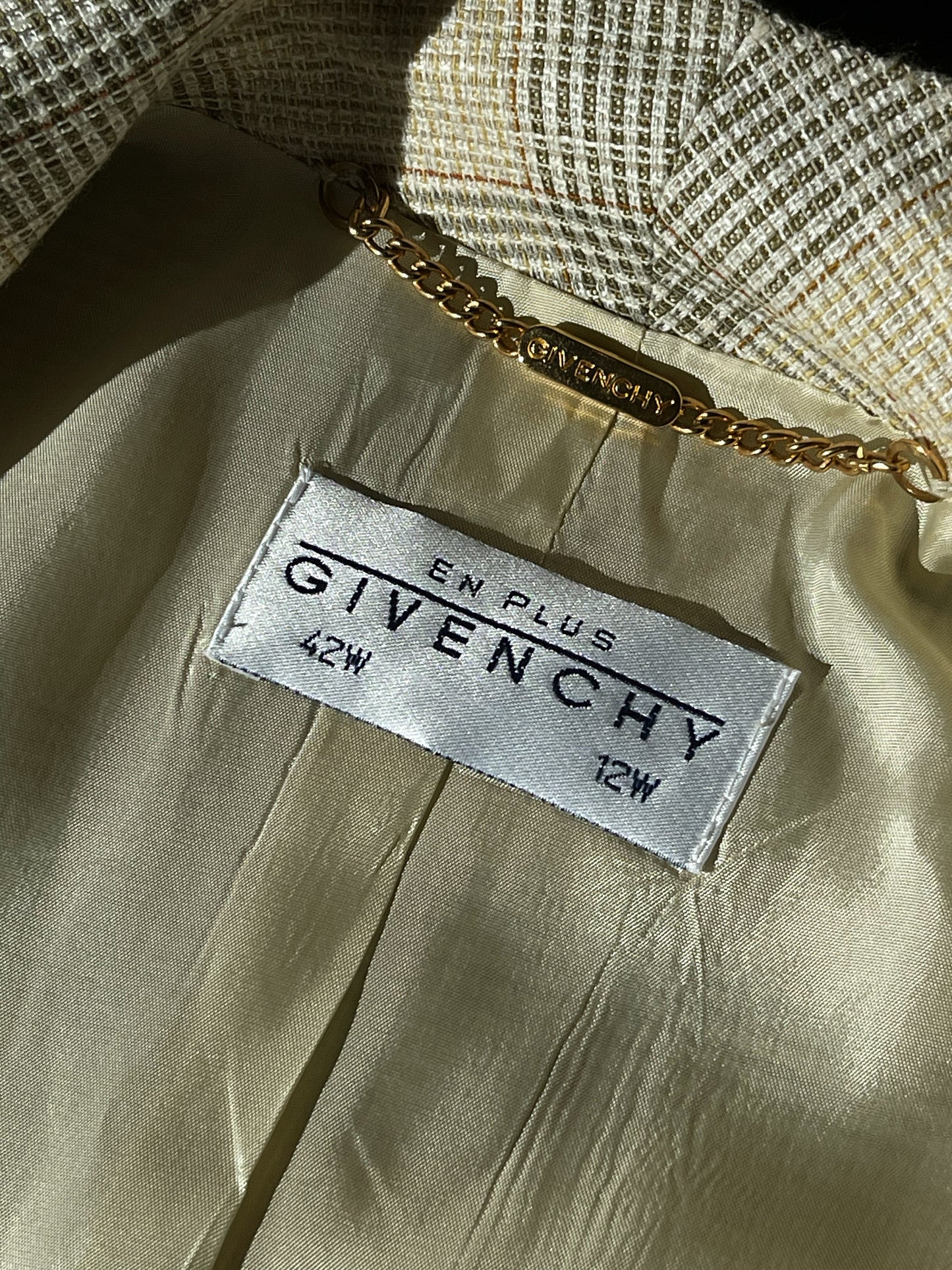 Vintage Givenchy Linen Blazer