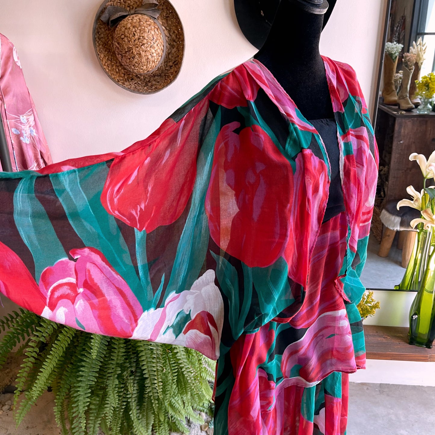 80’s Vintage Union Made Floral Dress