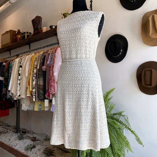 Vintage Crochet Summer Dress