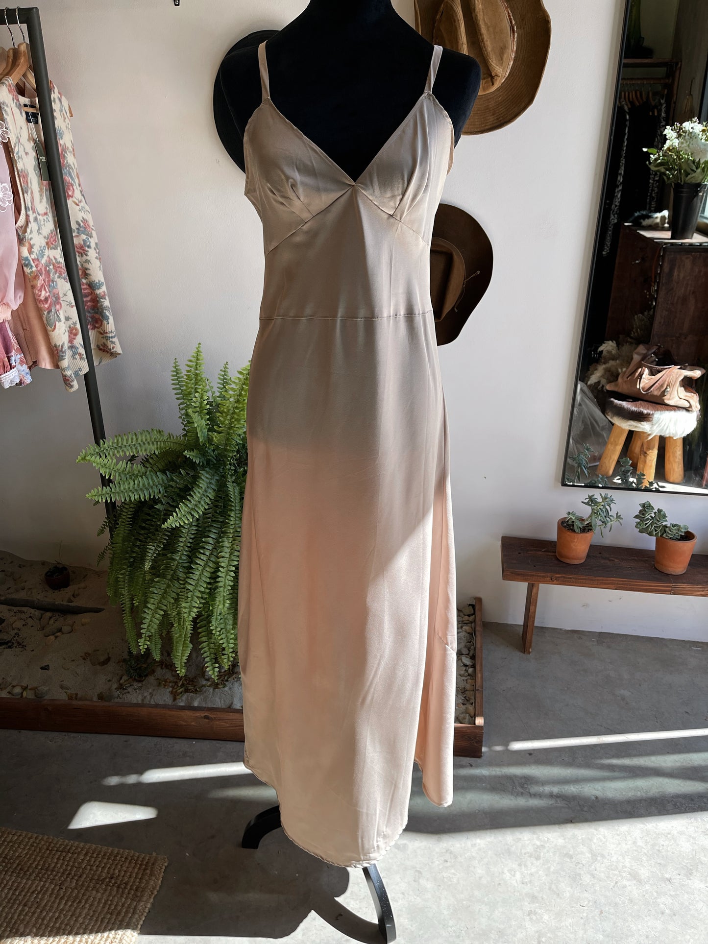 Vintage Silk Slip Dress