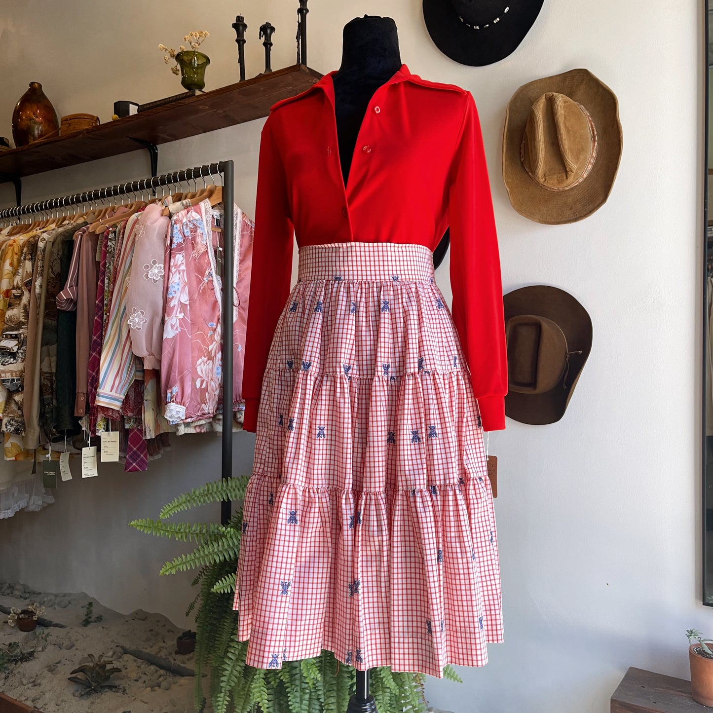 60’s Vintage Rockmount Western Skirt