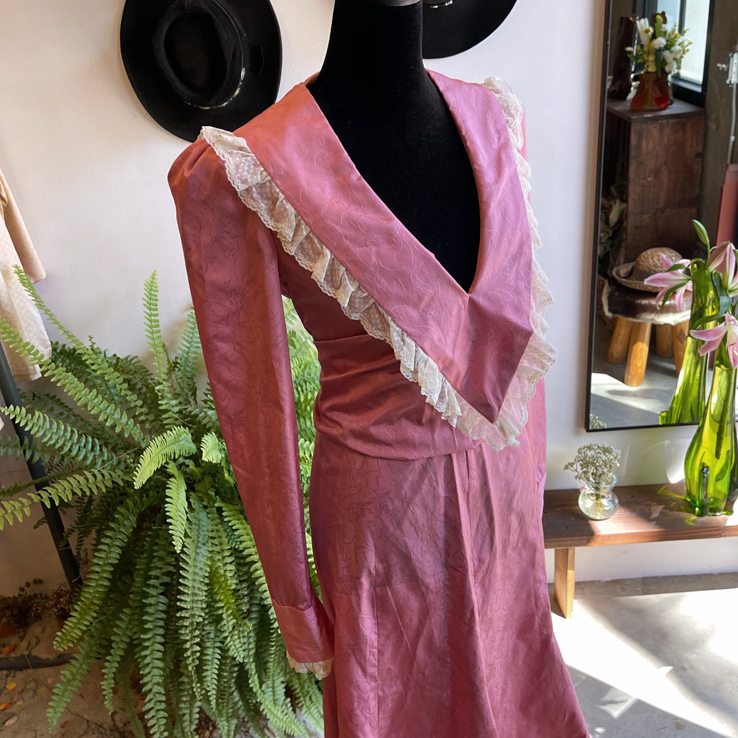 Vintage Handmade Prairie Skirt Set