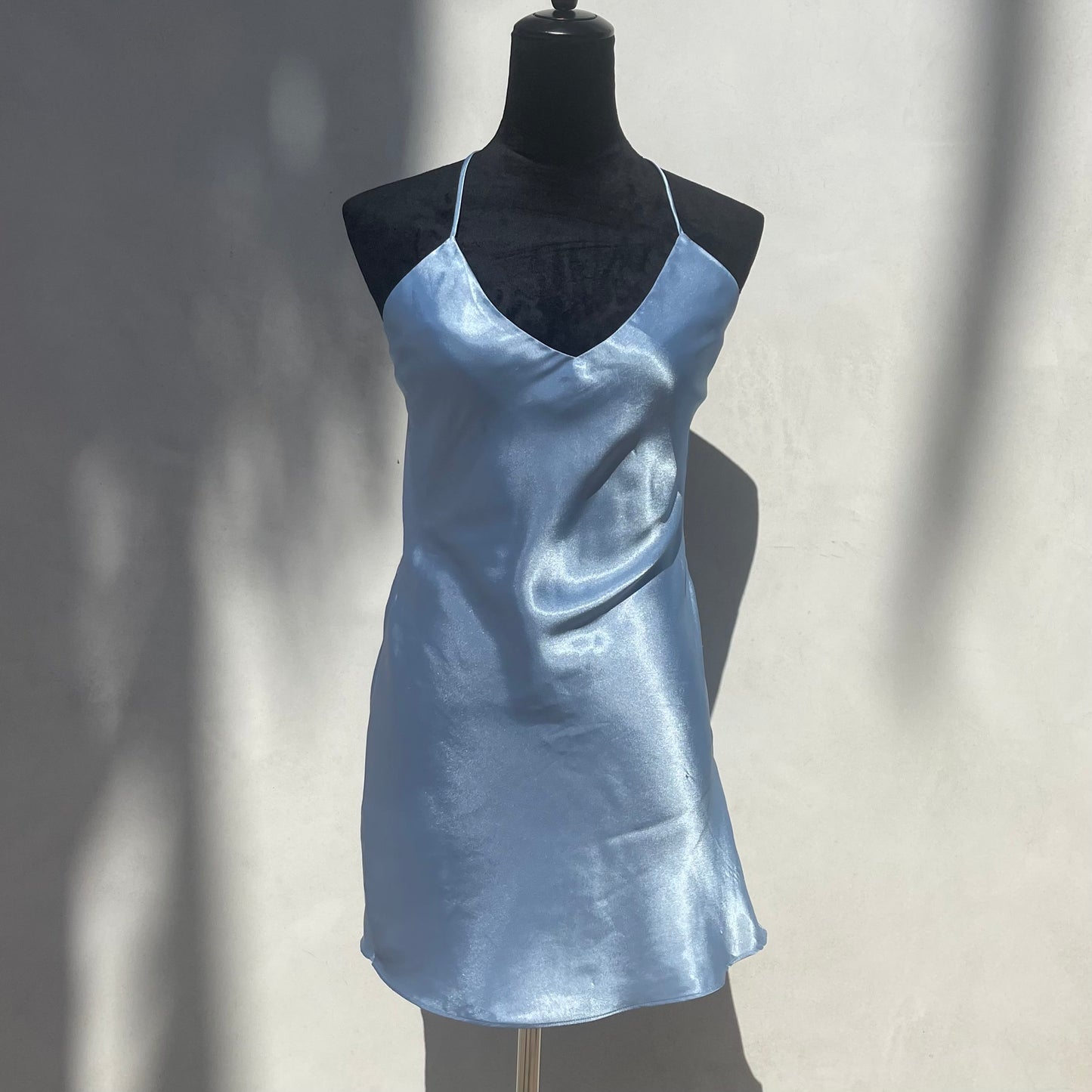 Vintage Y2K Satin Low Back Slip Dress