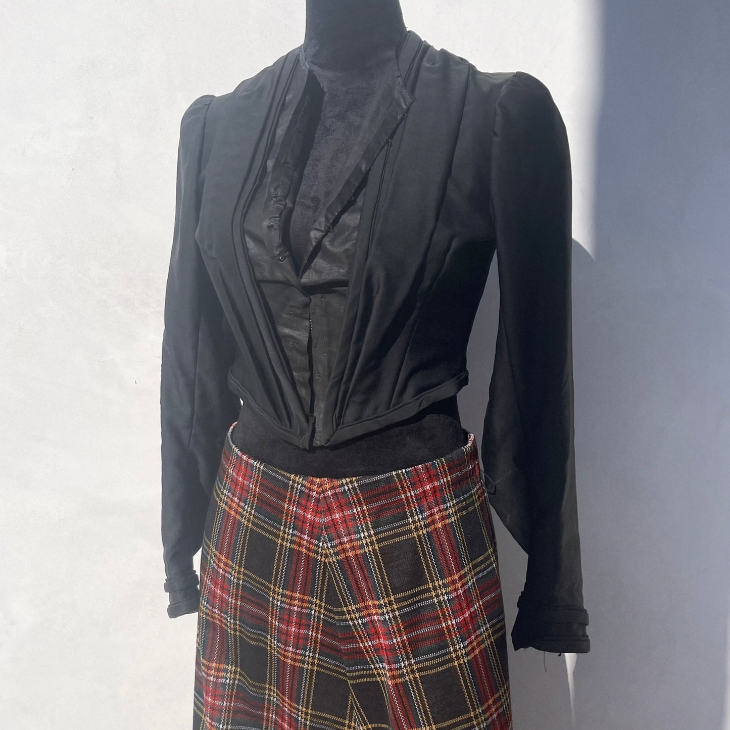 Antique Long Top Jacket Black