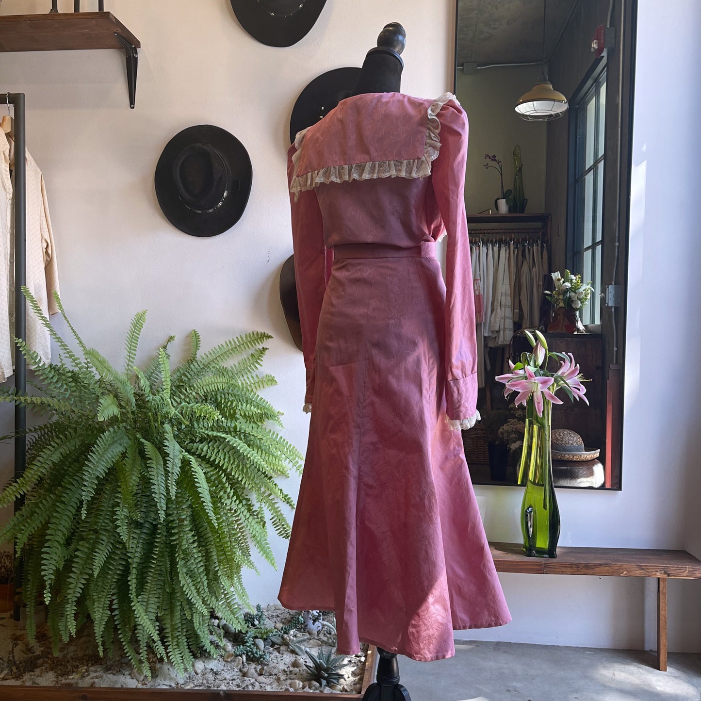 Vintage Handmade Prairie Skirt Set